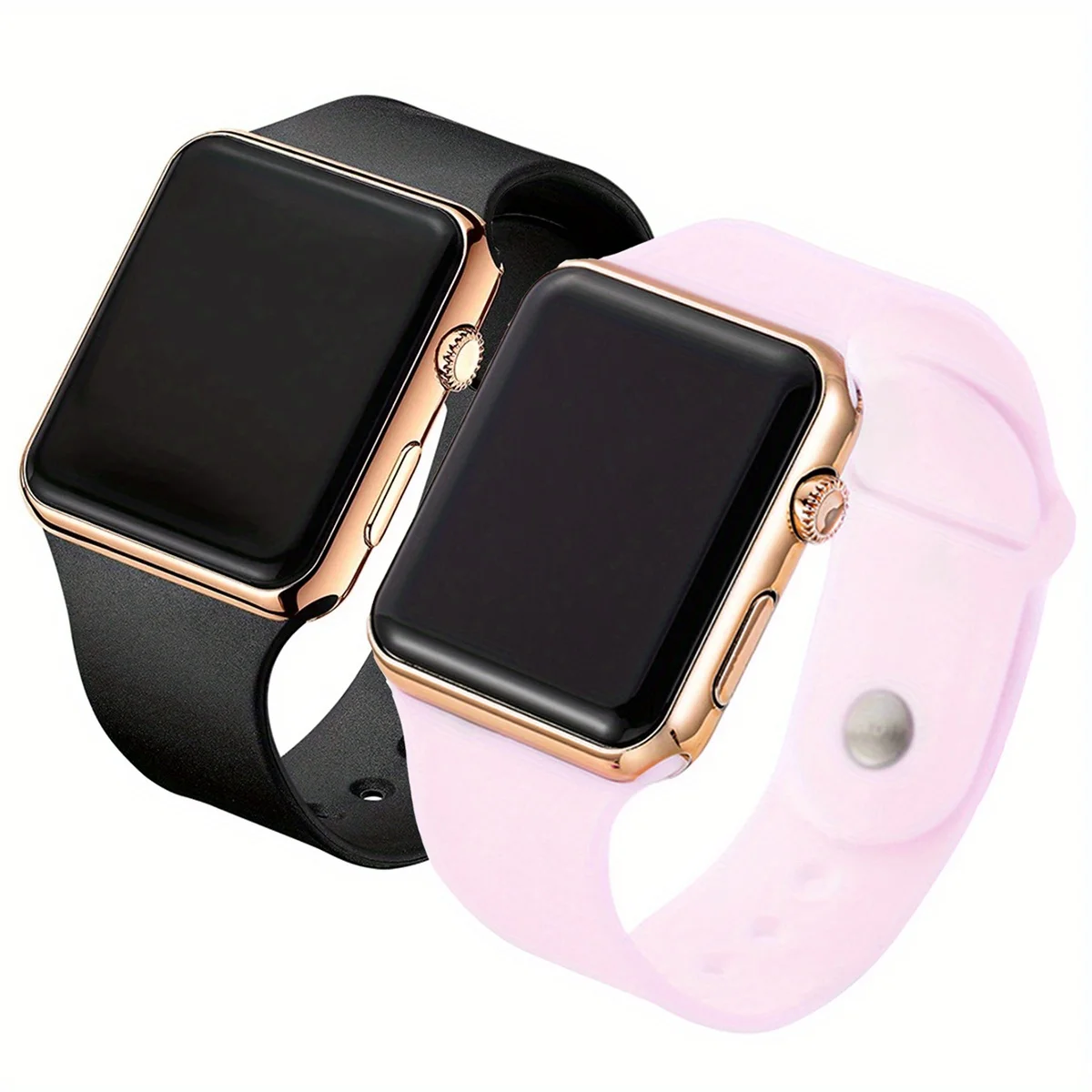 Women Accessories Display - 2szt Zegarek dla par Wyświetlacz LED