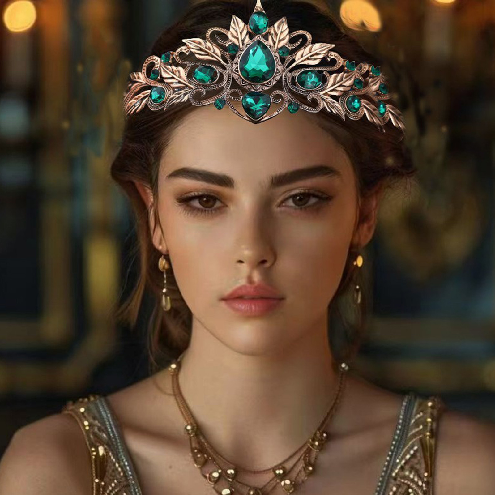 Women'S Wedding Accessories - Okrągła ozdoba do włosów w stylu