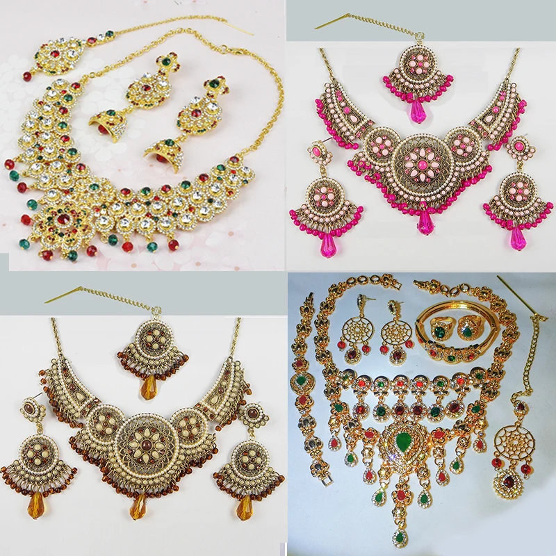 Women Accessories India - Indyjskie zestawy biżuterii dla kobiet występ