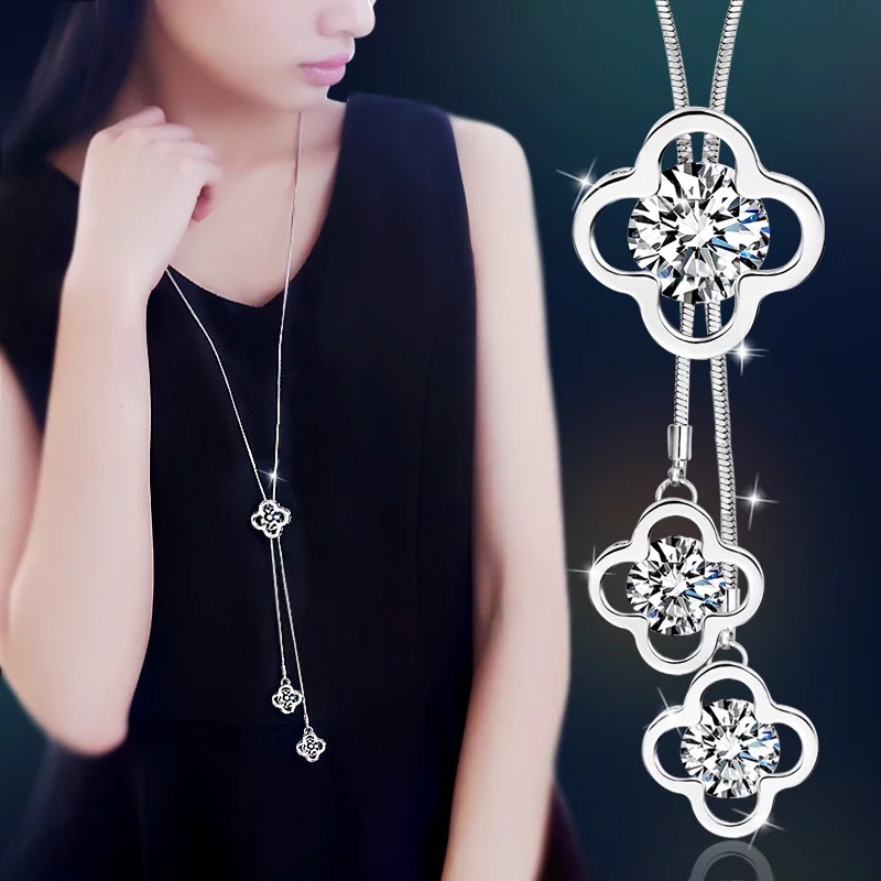Women Accessories Images - Naszyjniki damskie z wisiorkiem Hollow Leaves