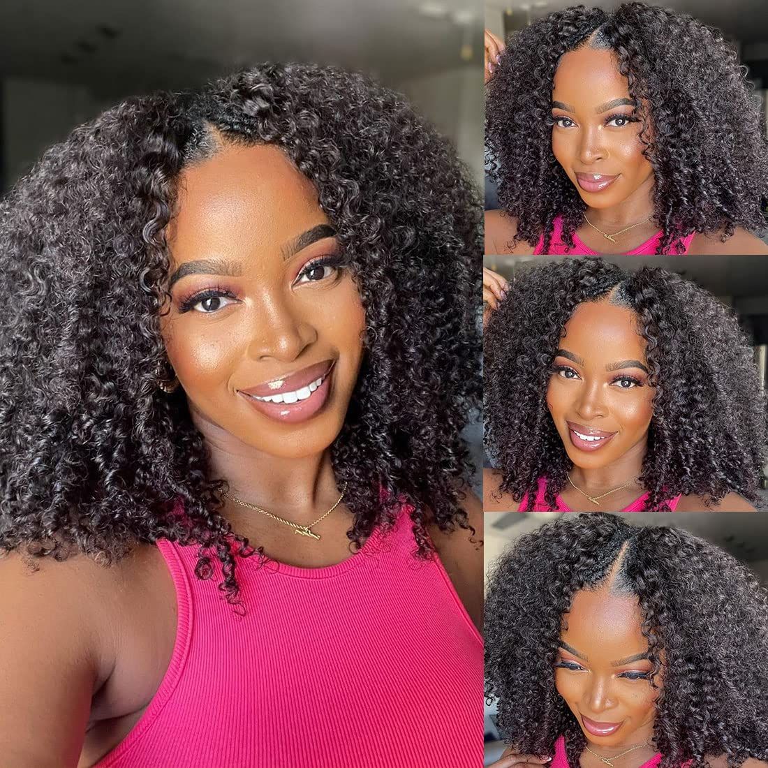 Women Accessories India - Peruka Afro Kinky Curly V Part