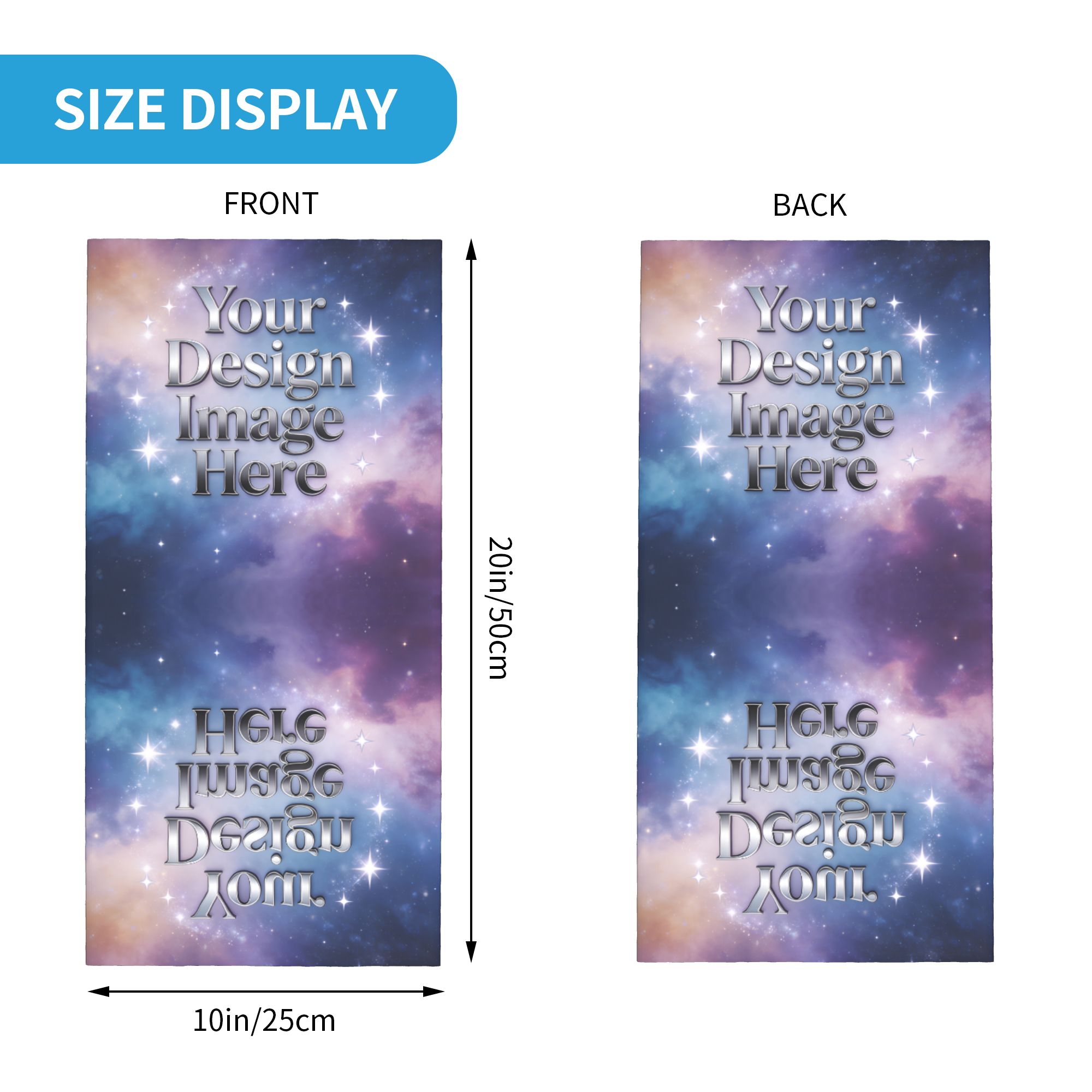 Women Accessories Images - Personalizowana Bandana z Własnym Logo Obrazkiem