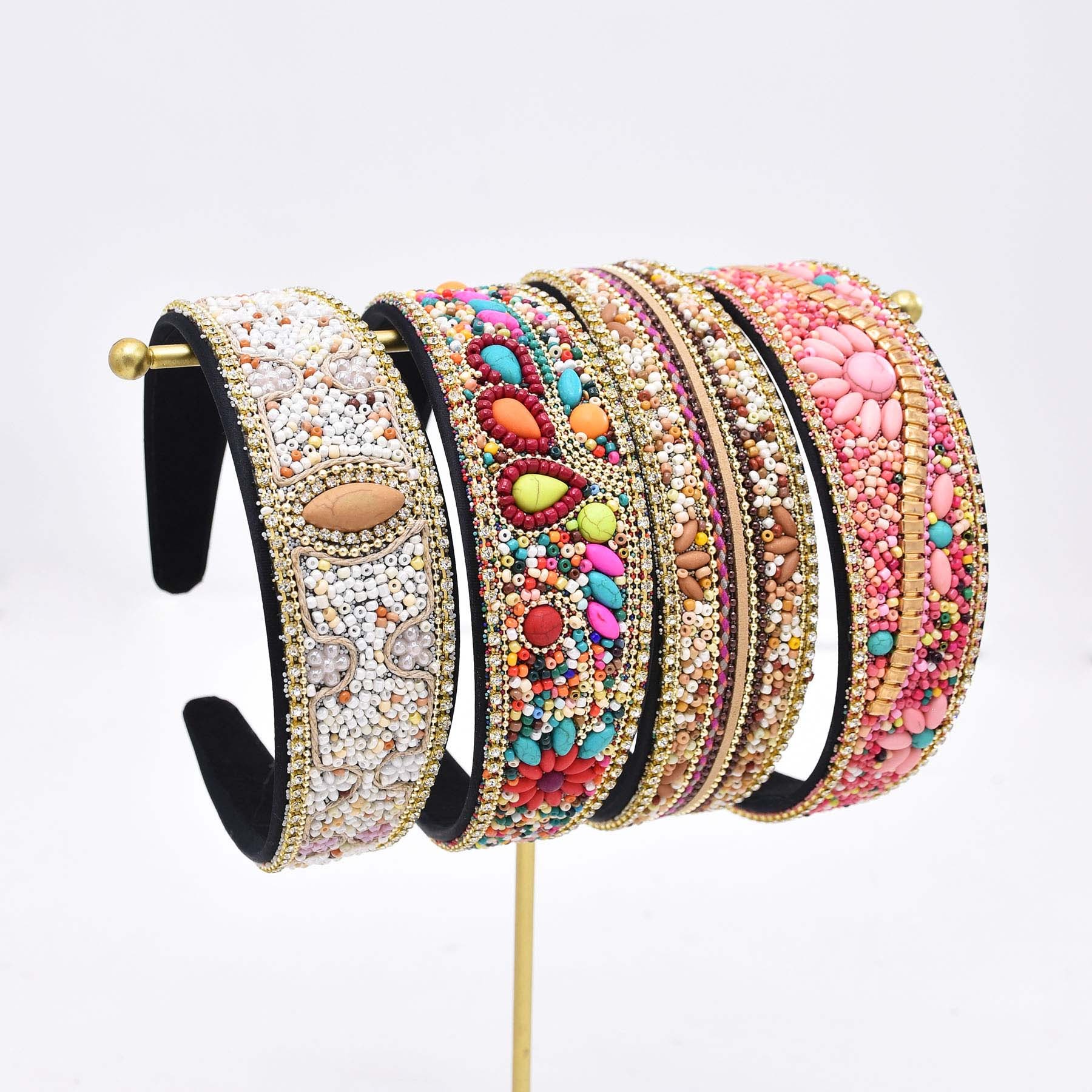 Bohemian Kolorowe Koraliki Ryż – Women Accessories India recenzja i cena