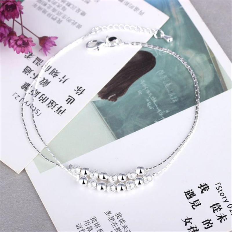 KOFSAC lato nowy 925 Sterling  – Beaded Anklet Chain recenzja i cena