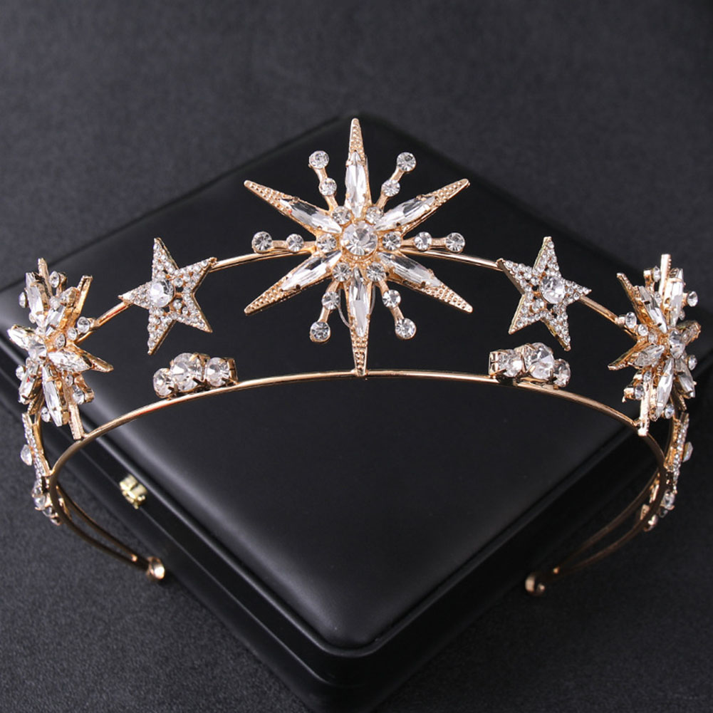 Gwiazdkowa korona z błyszczący – Women'S Wedding Accessories recenzja i cena