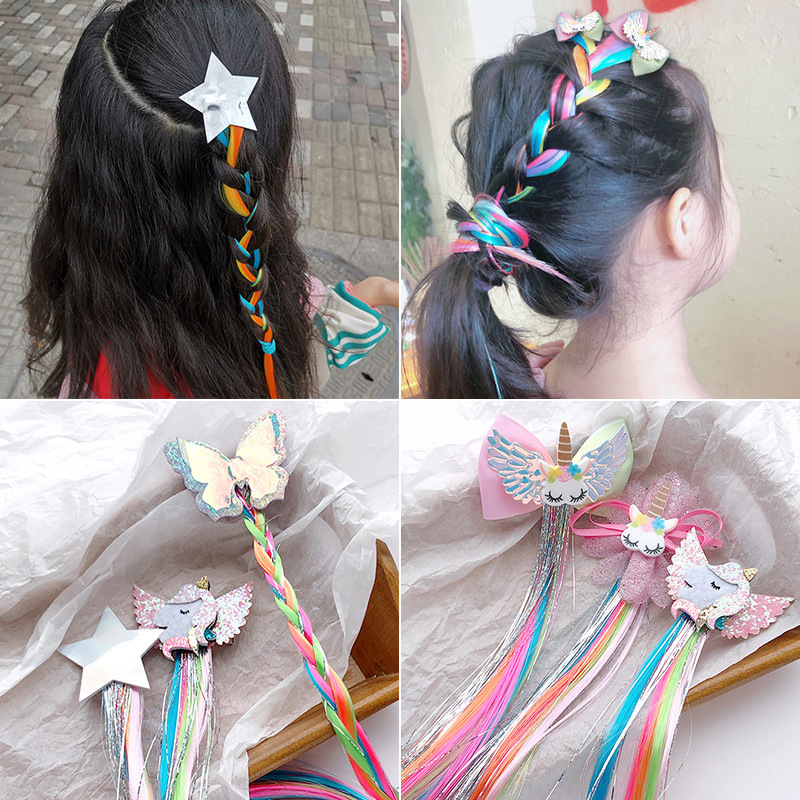 Kolorowe włosy kawałek spinka  – Women'S Accessories Rainbow Shops recenzja i cena
