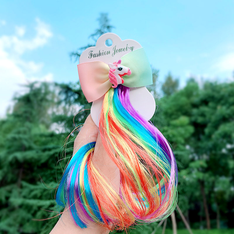 Kolorowe włosy kawałek spinka  – Women'S Accessories Rainbow Shops recenzja i cena