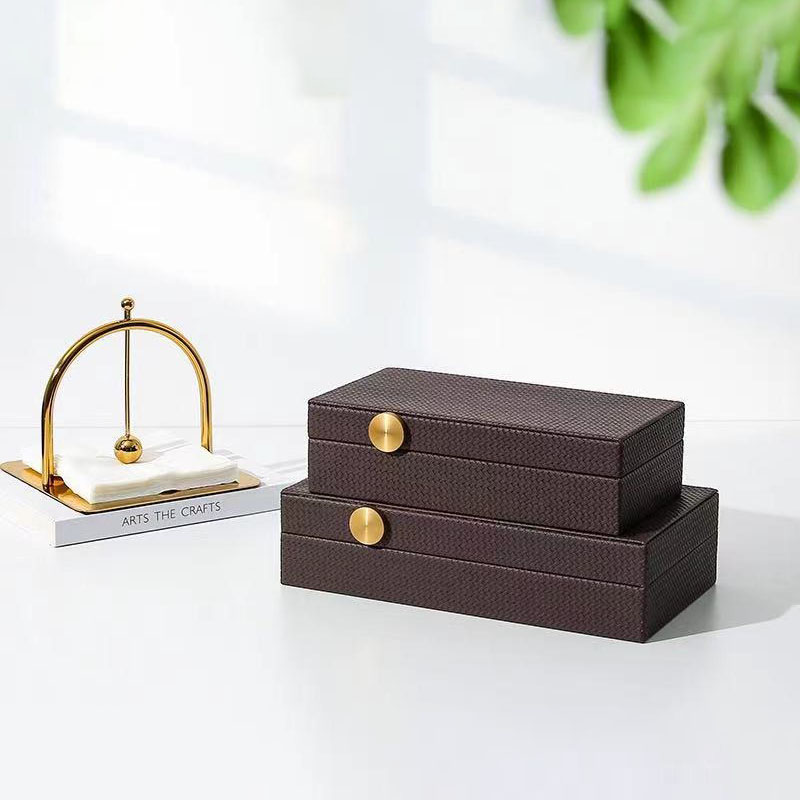 Małe skórzane pudełko na biżut – Women Accessories Display recenzja i cena