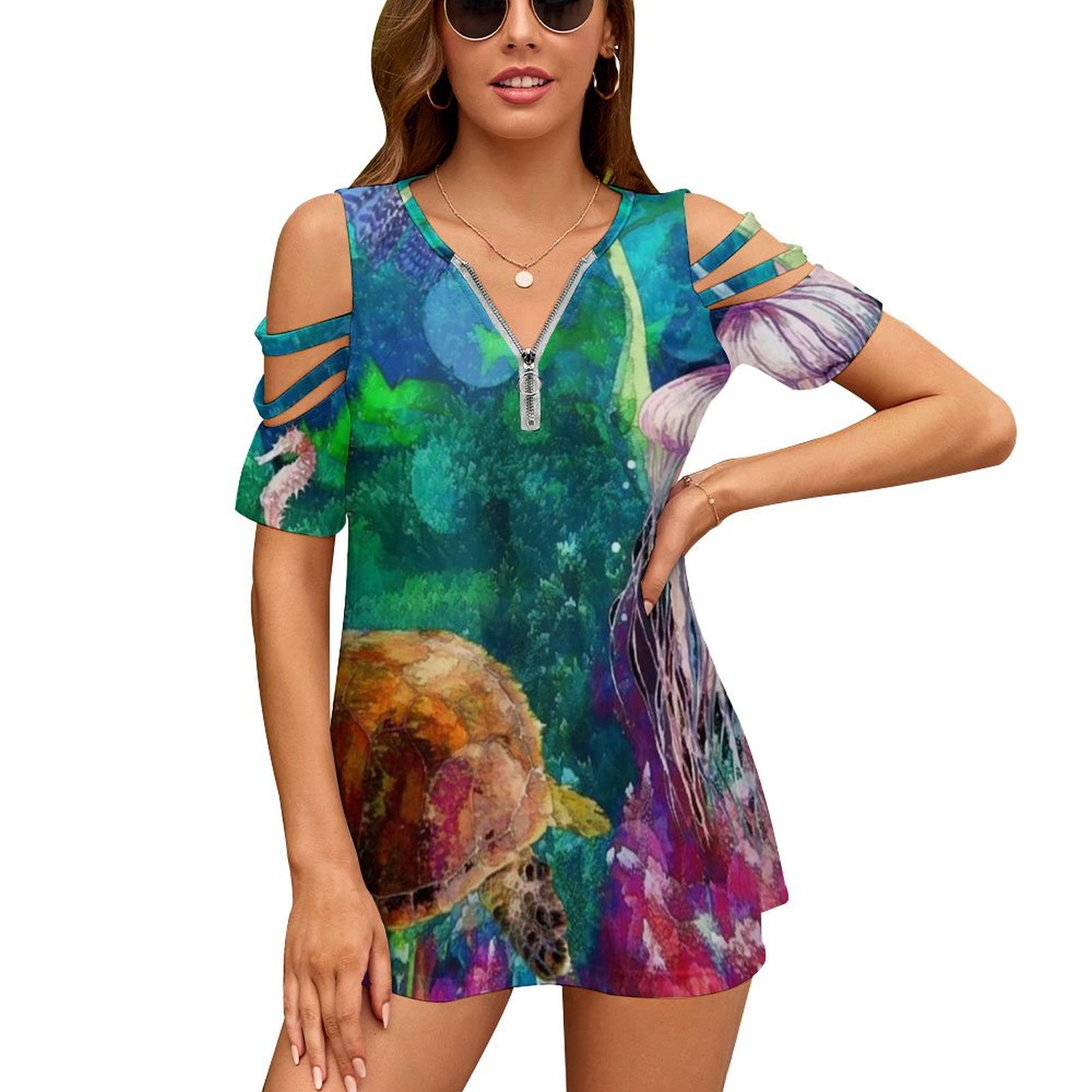 Turtles On The Reef Women Zipp – Women'S Accessories Australia recenzja i cena