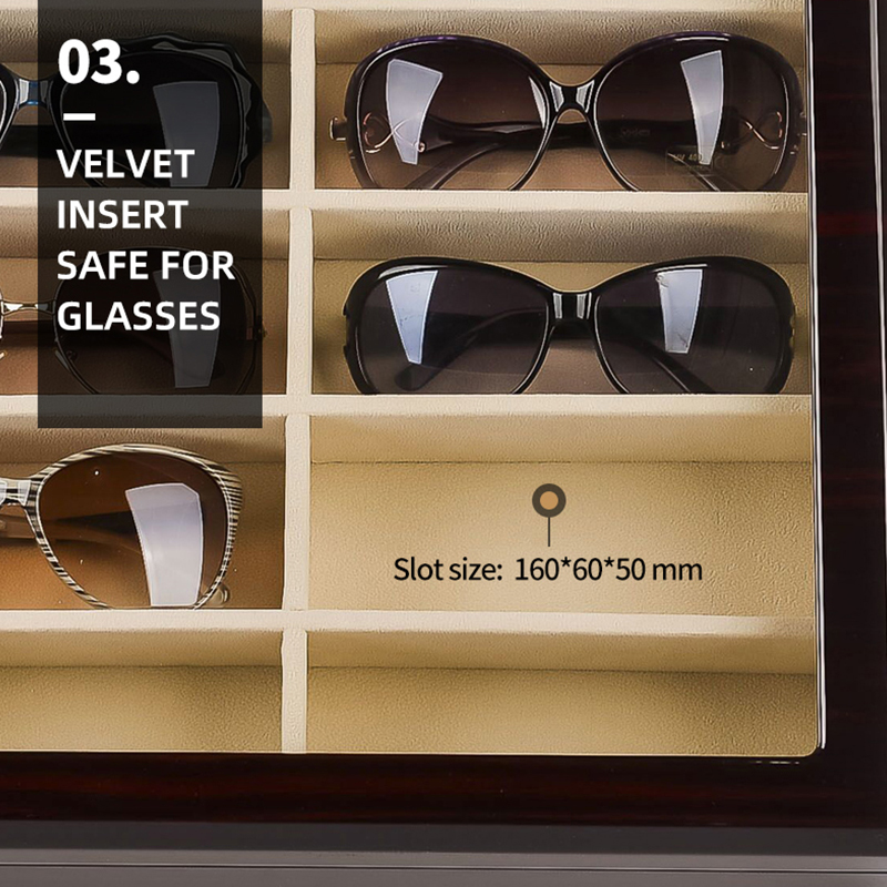 Luksusowe pudełko na 12 okular – Women Accessories Display recenzja i cena