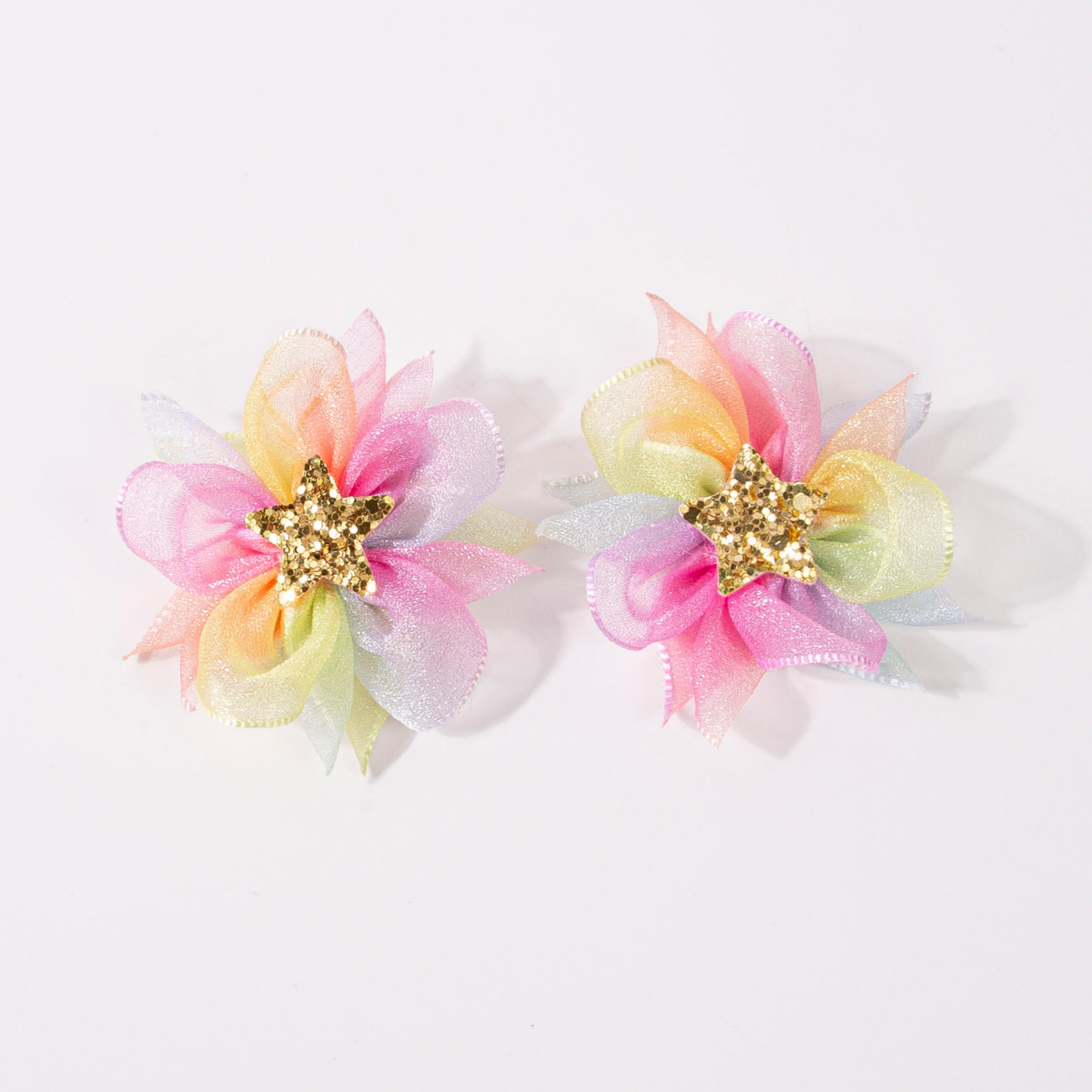 2/4 gradientowe tęczowe spinki – Women'S Accessories Rainbow Shops recenzja i cena