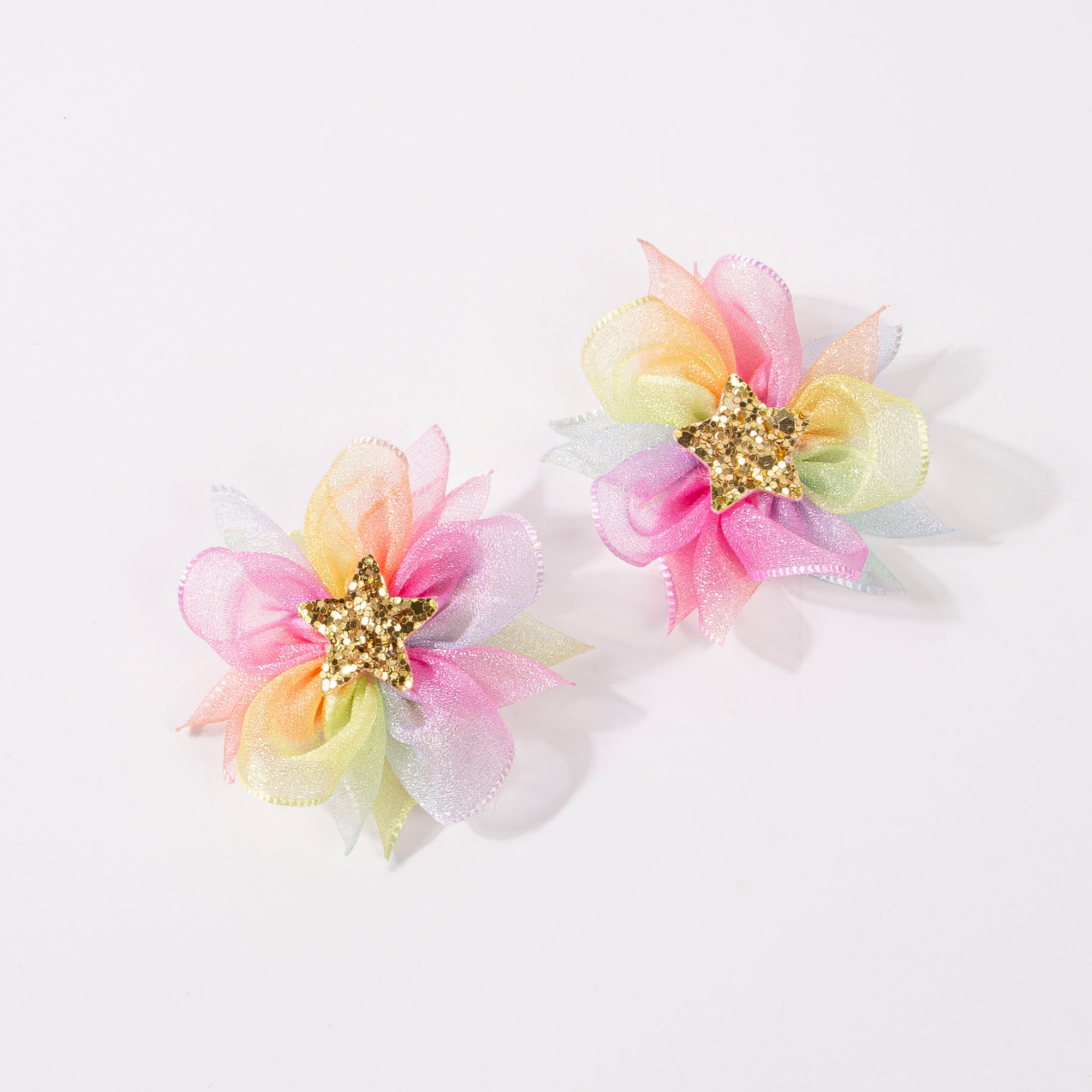 2/4 gradientowe tęczowe spinki – Women'S Accessories Rainbow Shops recenzja i cena