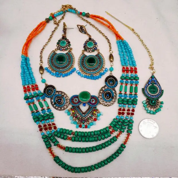 Indyjskie zestawy biżuterii dl – Women Accessories India recenzja i cena
