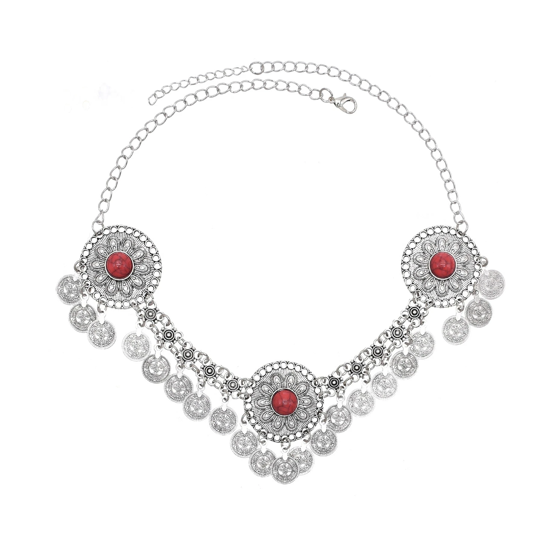3 Duże Kwiatowe Retro Łańcuszk – Women Accessories Pakistan recenzja i cena