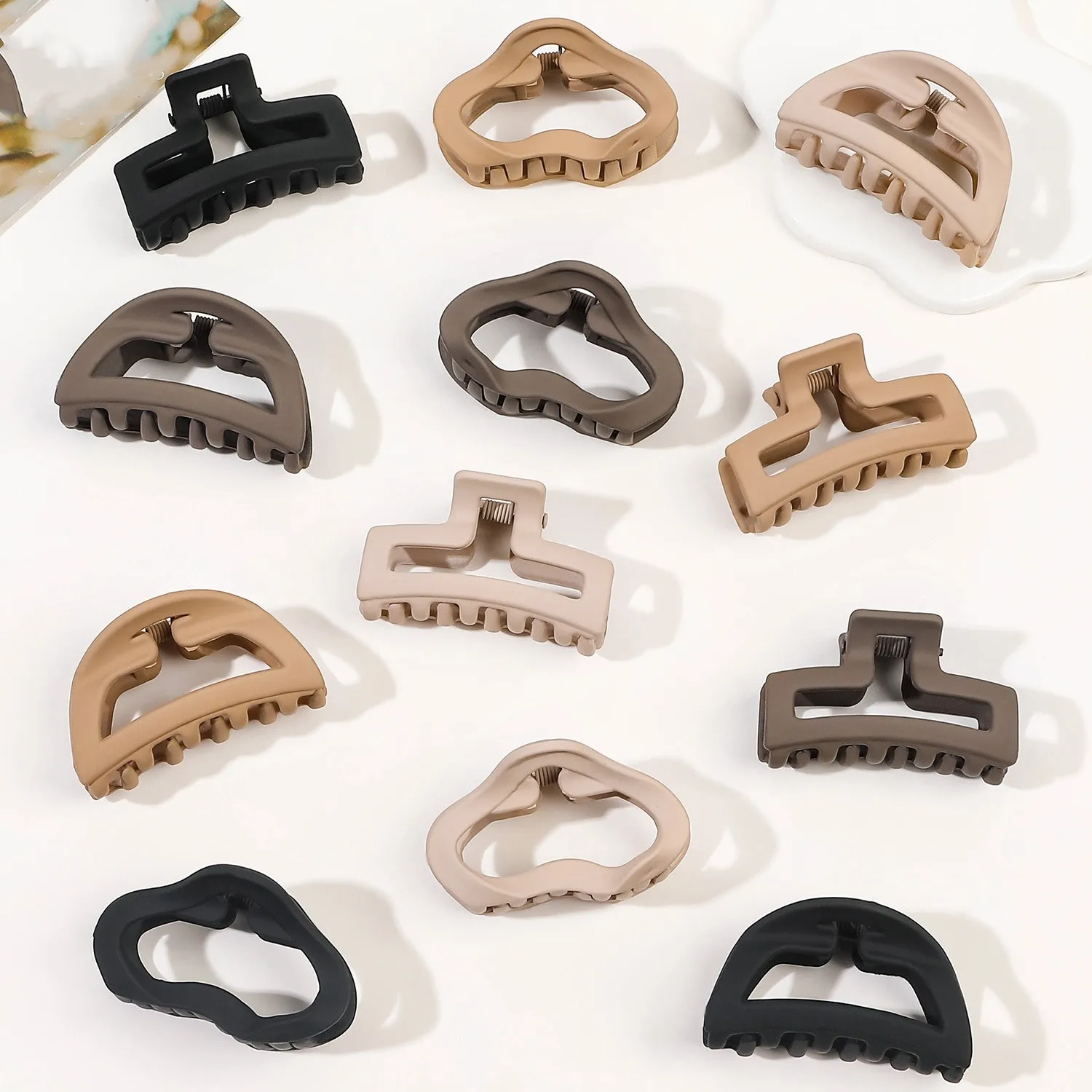 2024 nowe modne małe matowe ge – Hair Claw Clip Set recenzja i cena