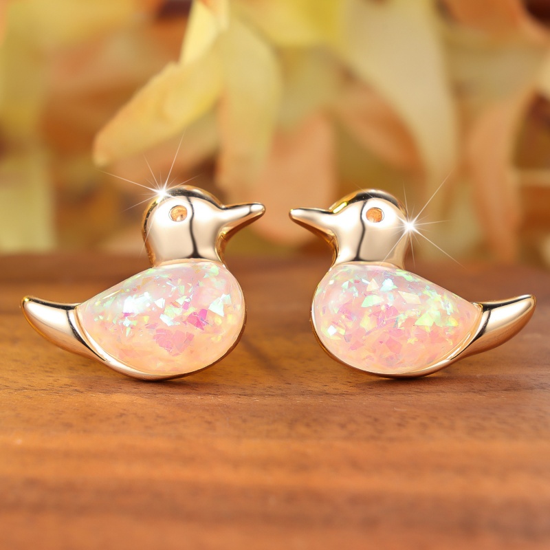 Koreańskie urocze żółte kolczy – Women'S Accessories Australia recenzja i cena
