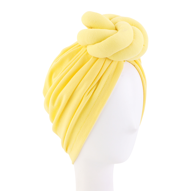 Duży kwiat kabel wiązane turba – Women Accessories India recenzja i cena